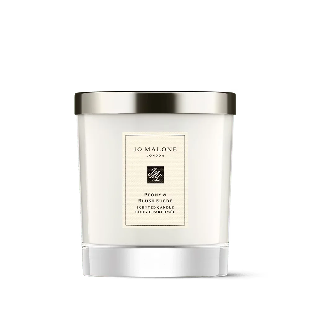 Peony & Blush Suede Scented Candle