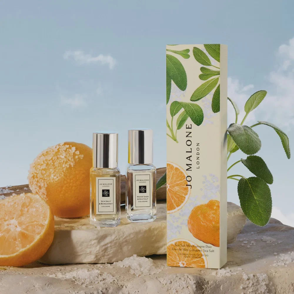 Sea Salt & Bergamot and Wood Sage & Sea Salt 9ml Duo